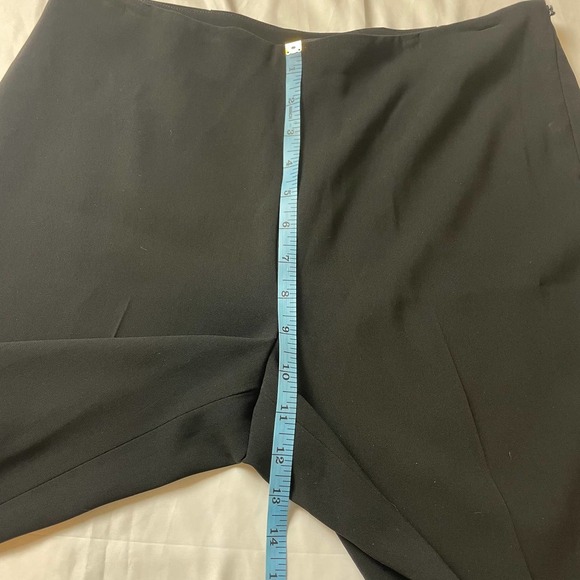 Talbots Classic side zip Full leg trouser pant black - Picture 8 of 9